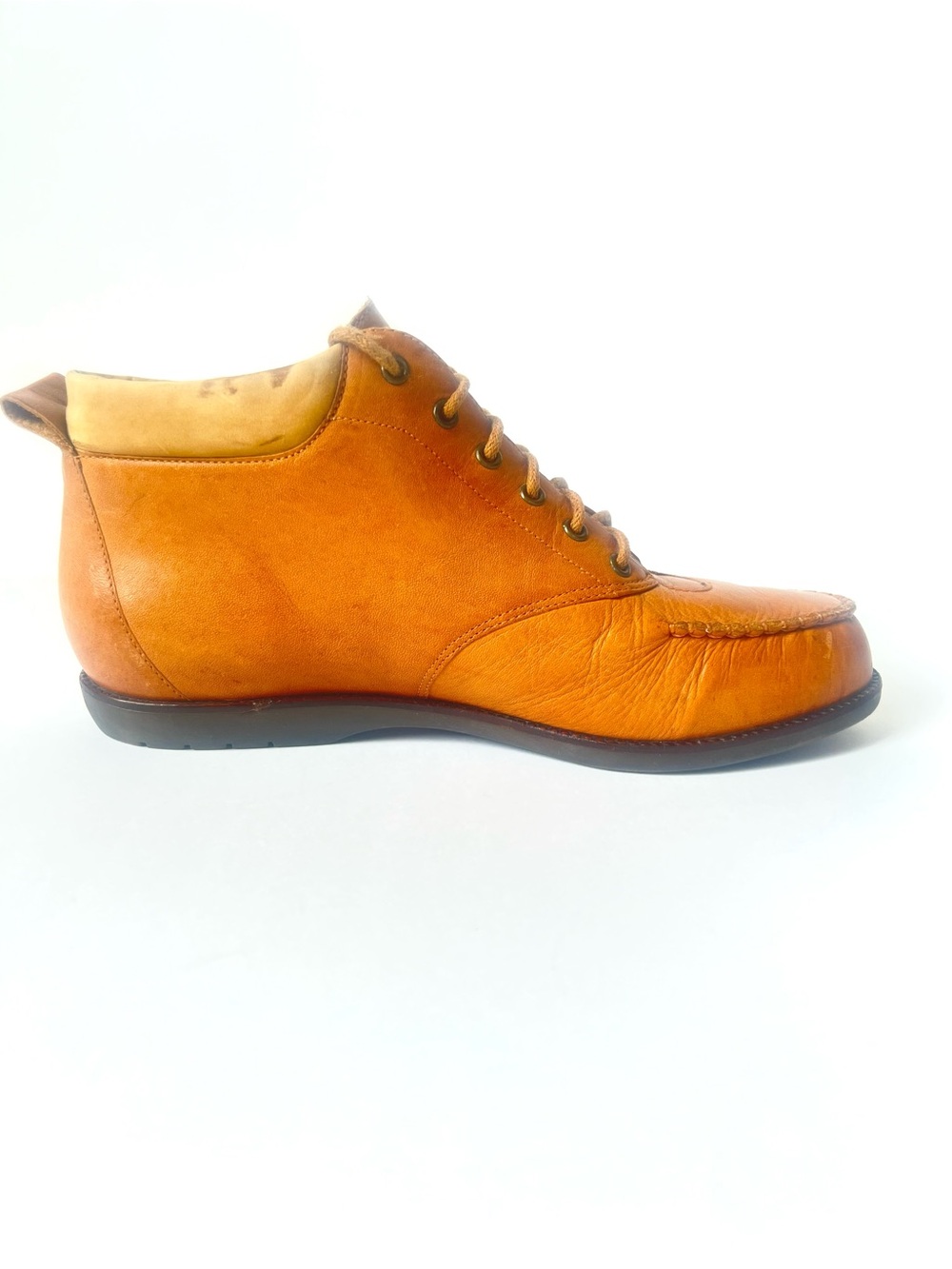 Vintage ie Nike Tensil Air 90s Y2K Tan Leather Chukka Boot Booties